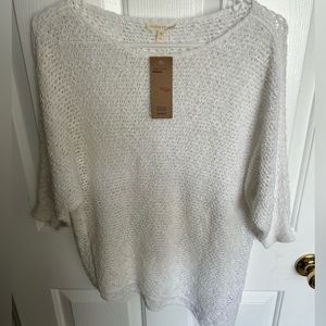 Eileen Fisher Renew- gently worn cotton sweater- XS